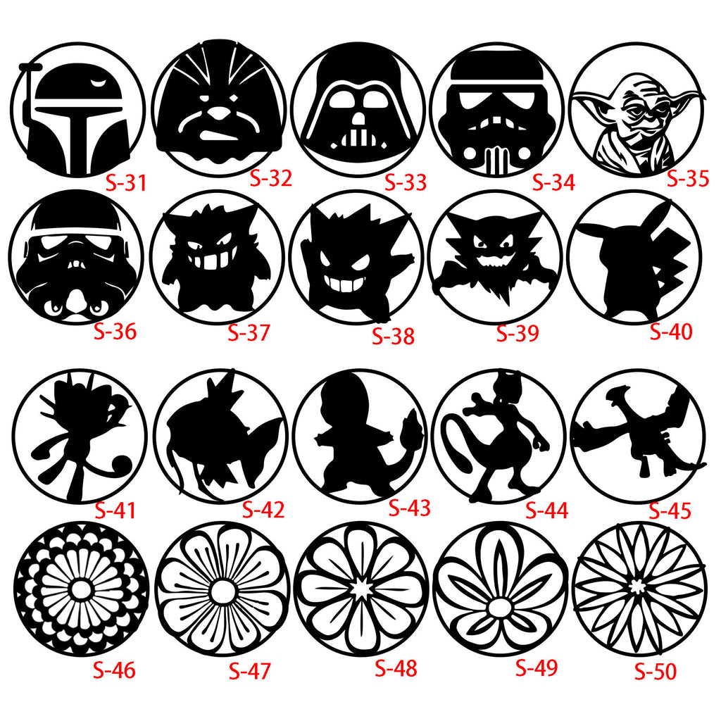 DreambigbyRay MOD 120mm customized laser fan grills decoration support custmoized