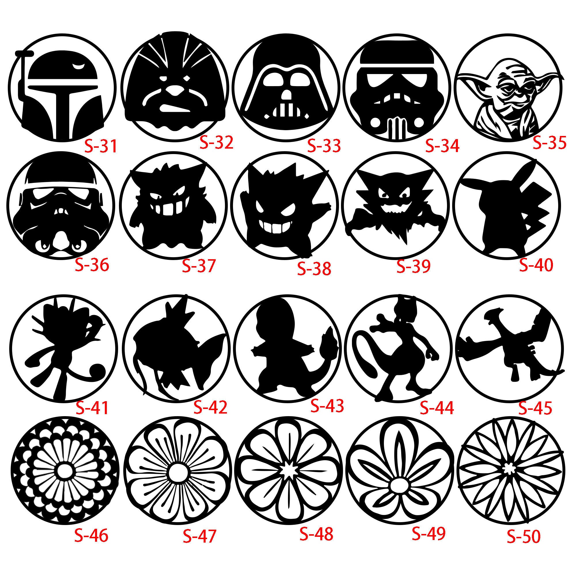 DreambigbyRay MOD 120mm customized laser fan grills decoration support custmoized