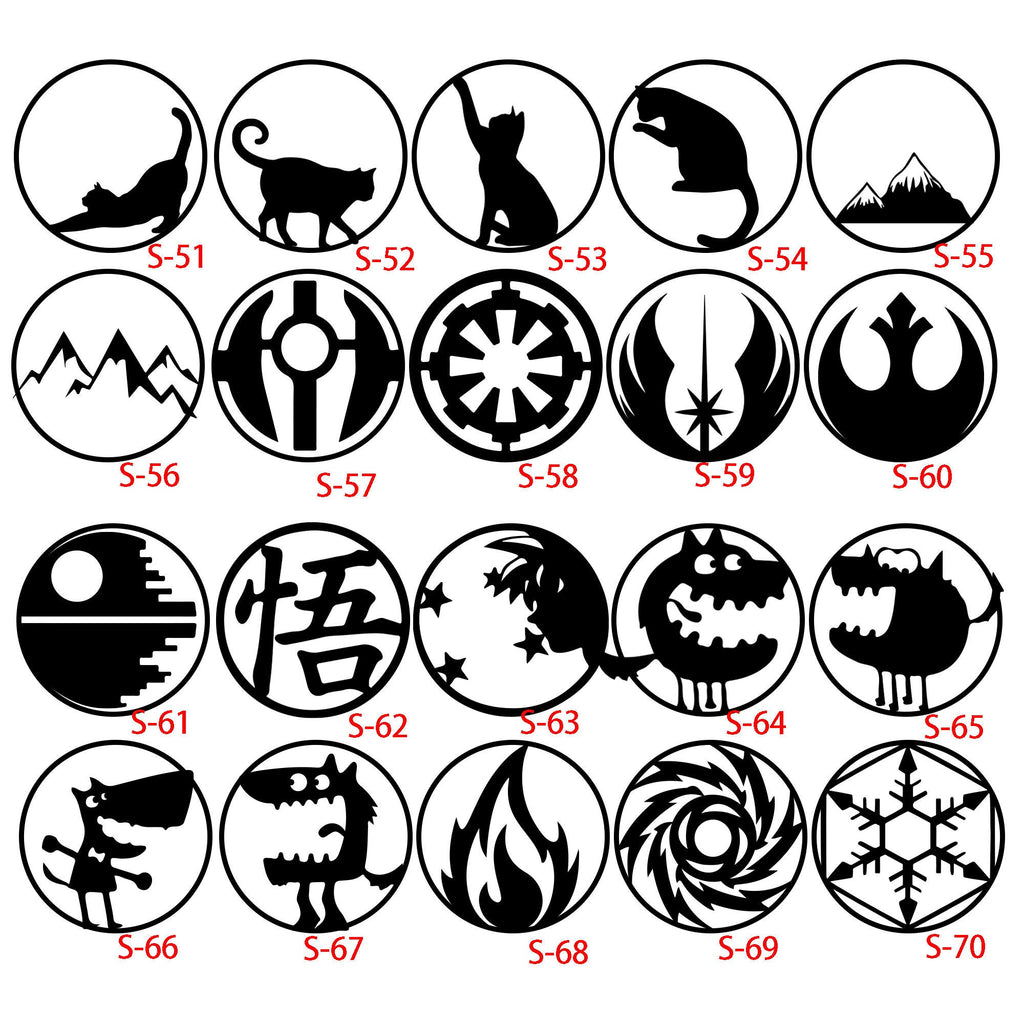 DreambigbyRay MOD 120mm customized laser fan grills decoration support custmoized