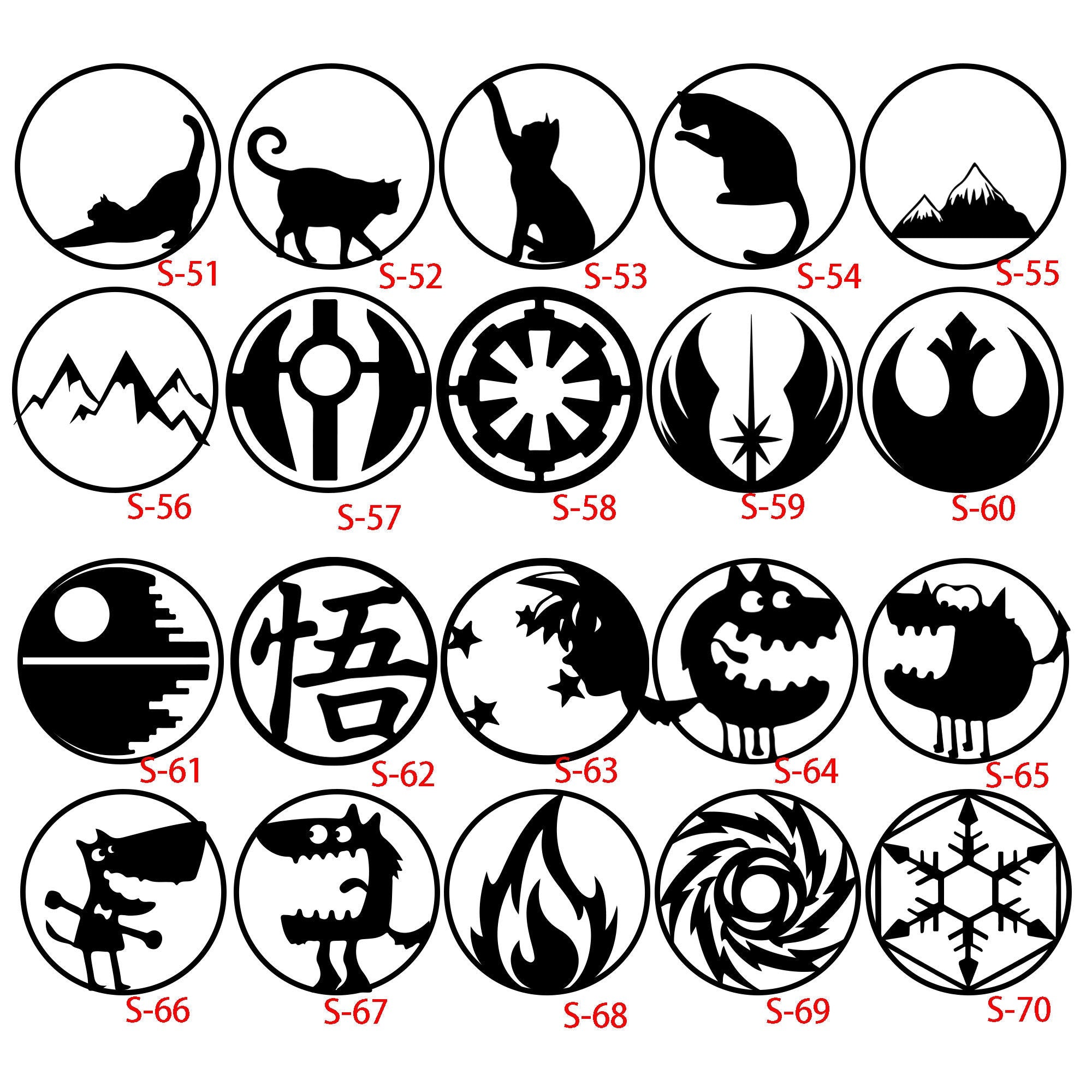 DreambigbyRay MOD 120mm customized laser fan grills decoration support custmoized