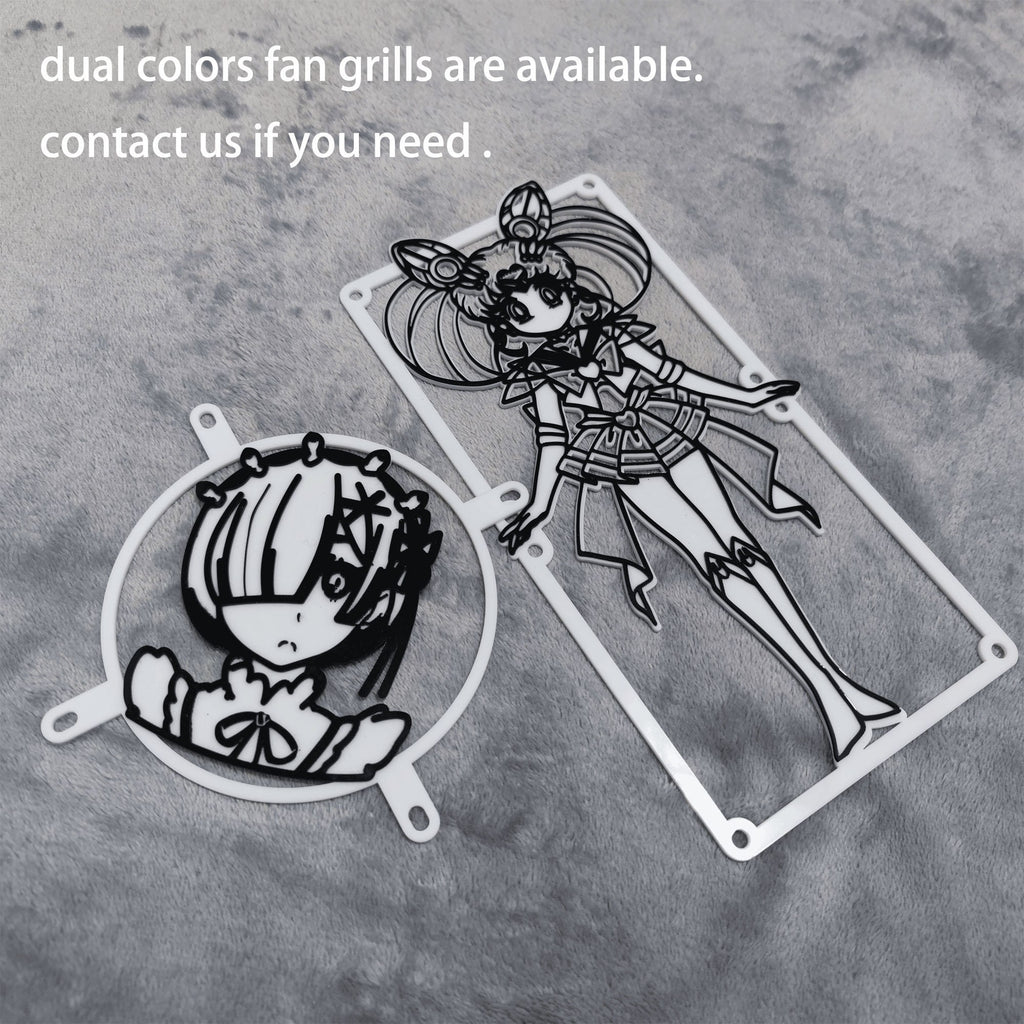 DreambigbyRay MOD 120mm customized laser fan grills decoration support custmoized