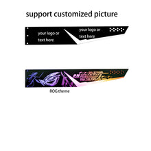 Загрузить изображение в средство просмотра галереи, customized 5v3pin argb horizontal gpu bracket support ROG theme
