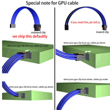 画像をギャラリービューアに読み込む, customized Noctua theme paracord extension kit PSU exntended cables
