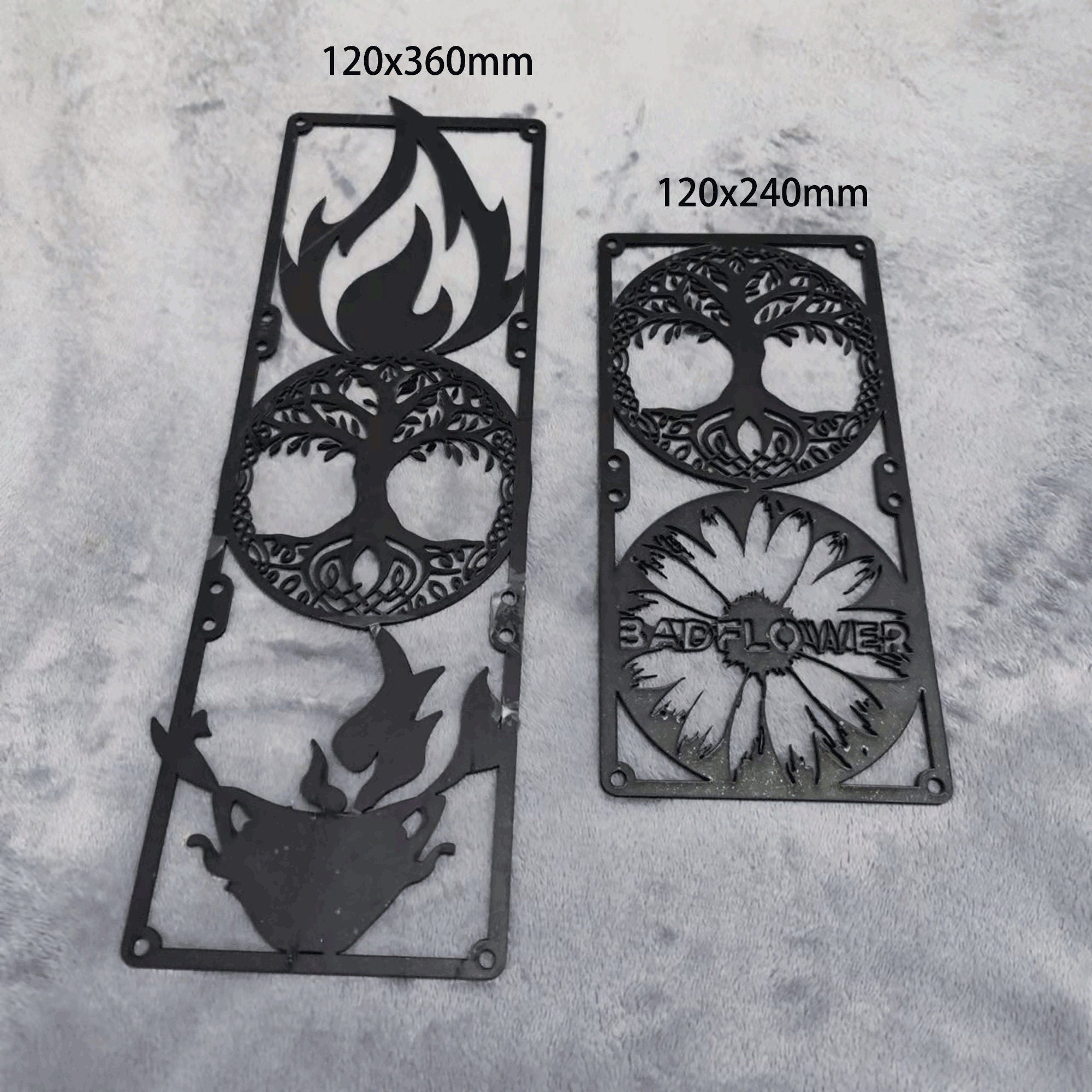DreambigbyRay MOD 120mm customized laser fan grills decoration support custmoized