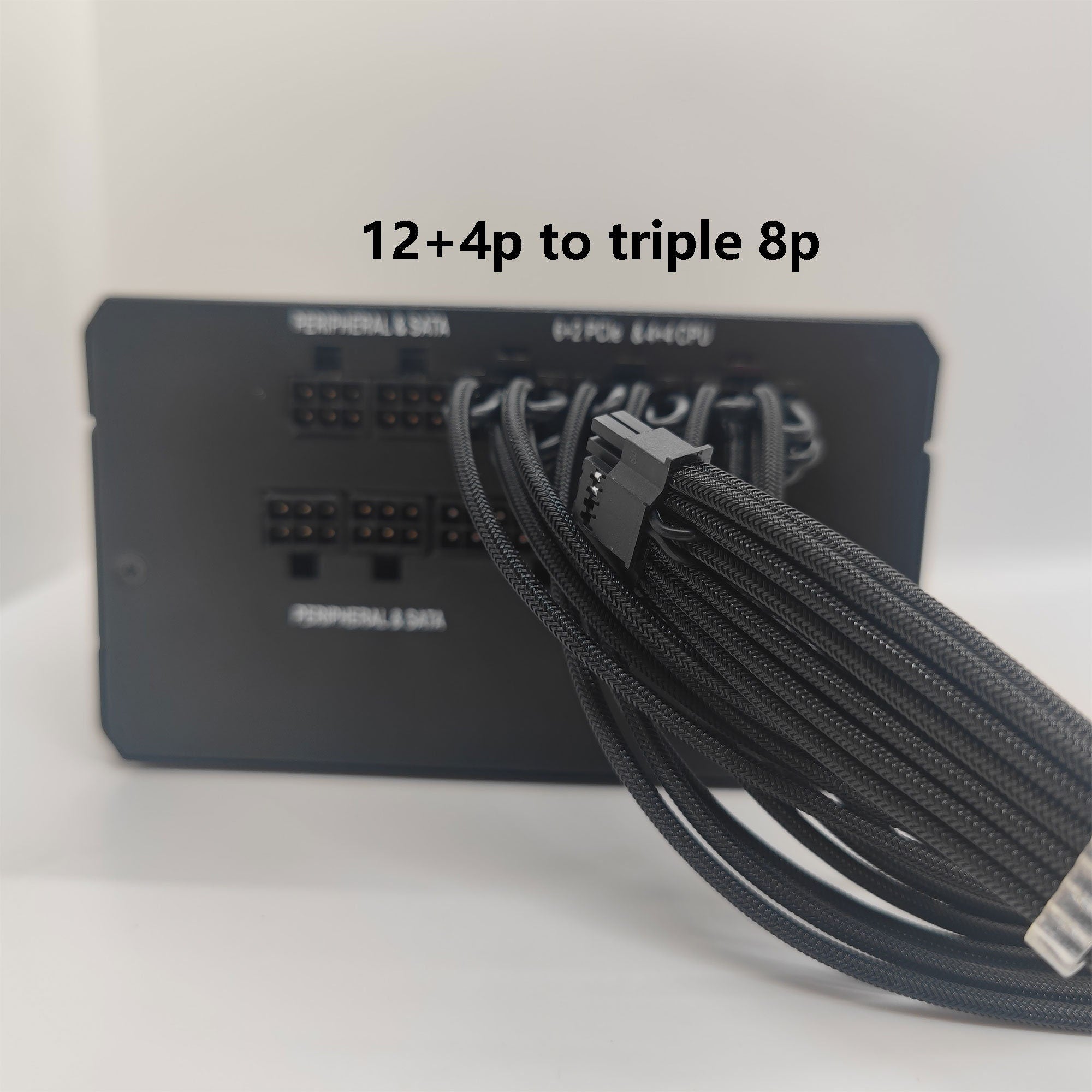 dreambigbyray customized nvidia 12+4p to 3x8p 2x8p cable 4090 4080 power cable 12VHPWR