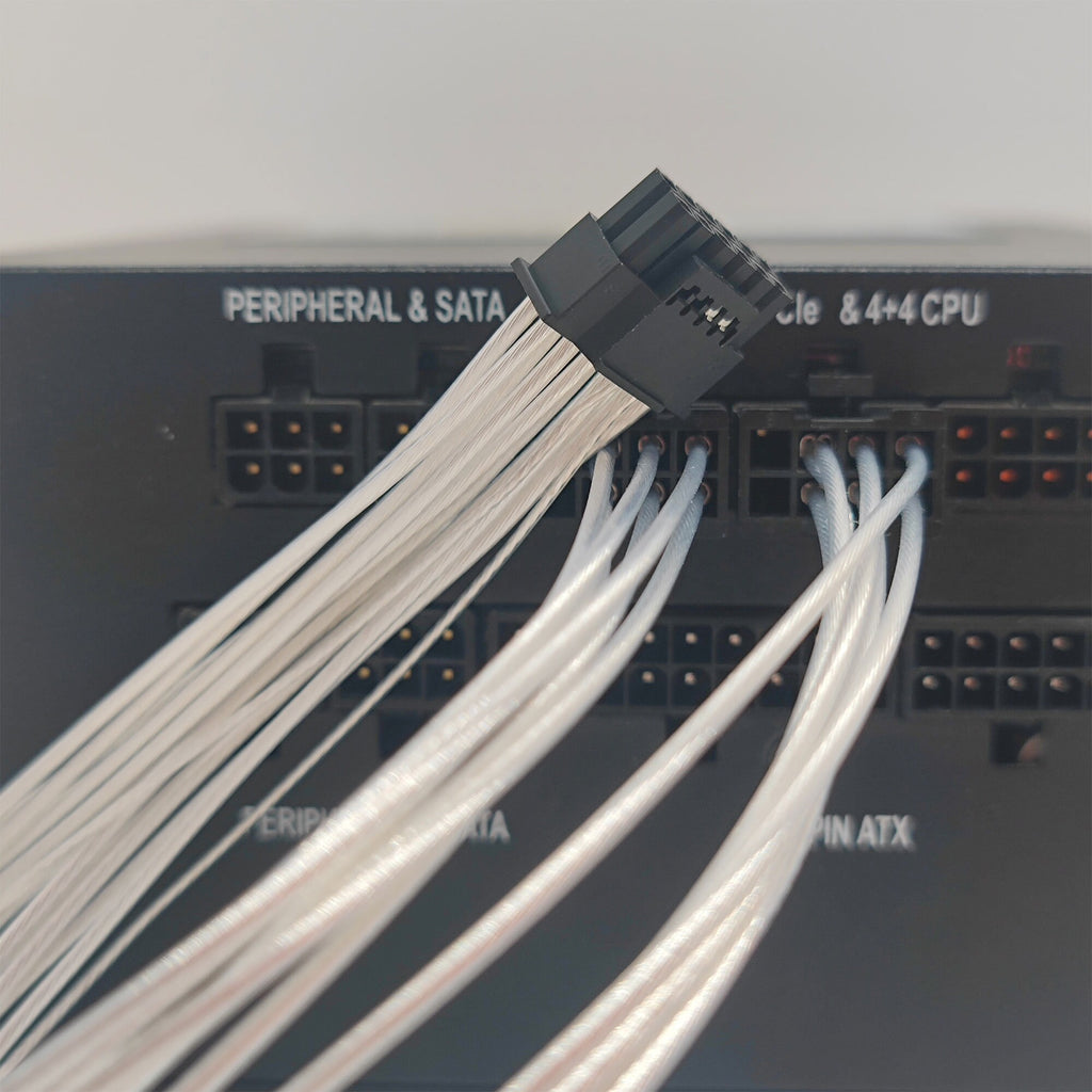 dreambigbyray customized nvidia 12+4p to 3x8p 2x8p cable 4090 4080 power cable 12VHPWR